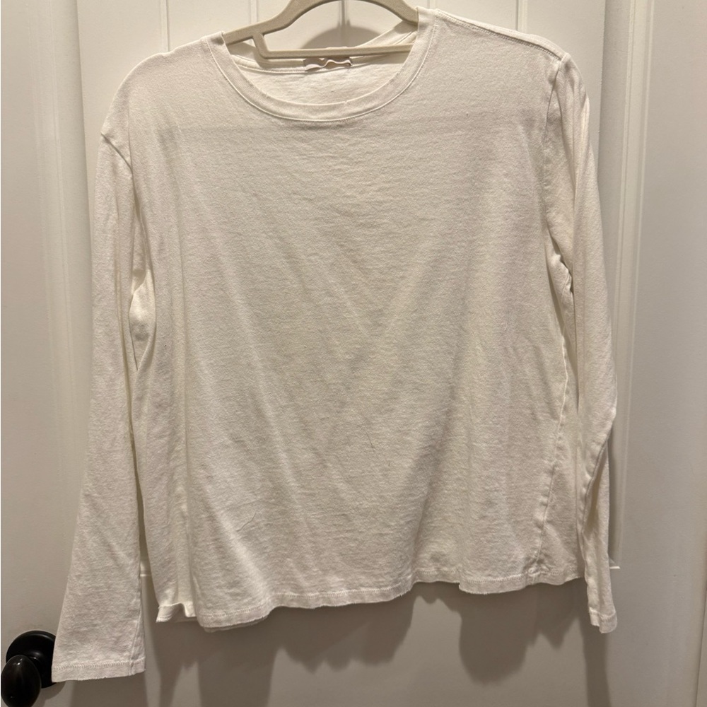 Nuuds women’s White Long Sleeve Shirt
